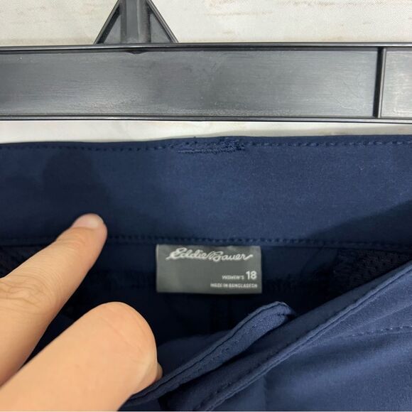 Eddie Bauer Navy Blue Outdoor Active Athletic Hiking Convertible Panta - Picture 5 of 6